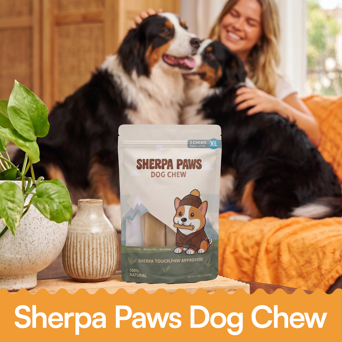 Sherpa Paws Dog Chew Natural Long-Lasting Treats